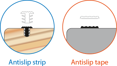 Antislip rubber trap